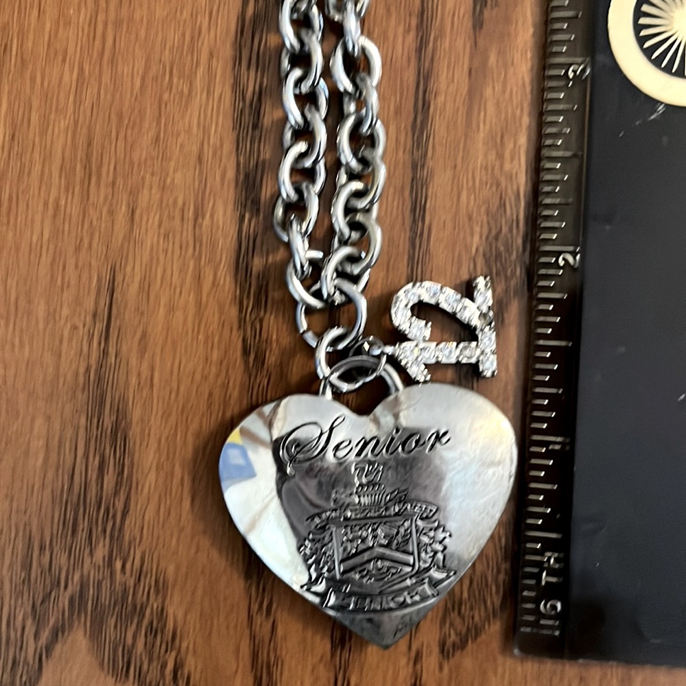 Real Silver Graduation Keepsake Necklace